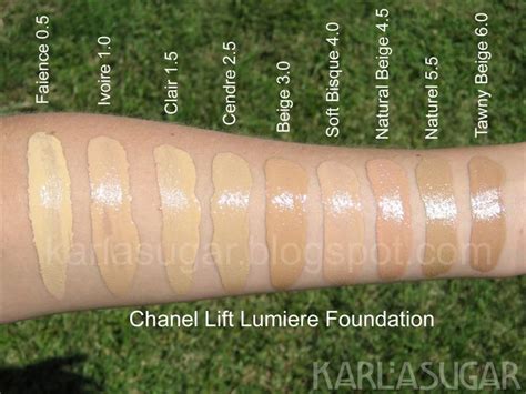 chanel lift lumiere foundation reviews